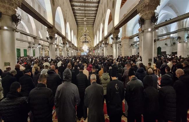  ألف مصلٍ أدوا صلاة الجمعة بالمسجد الأقصى