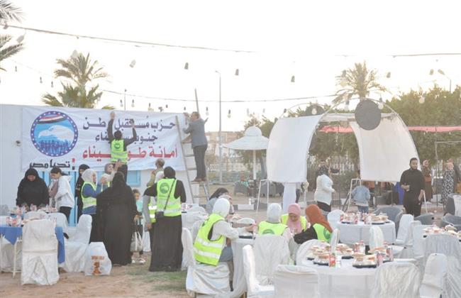 ;مستقبل وطن; بجنوب سيناء ينظم مأدبة إفطار لـ  يتيم مع أسرهم في مدينة الطور |صور 