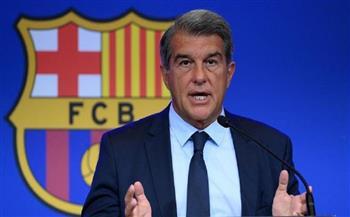   رئيس نادي برشلونة أريد الفوز بالسداسية