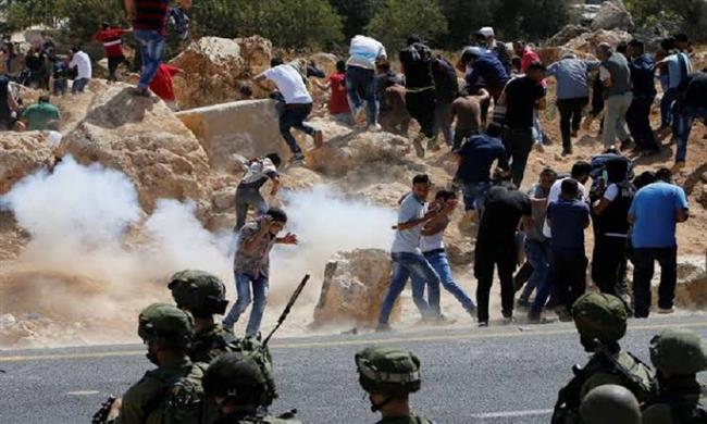 مواجهات بين الفلسطينيين وقوات الاحتلال الإسرائيلي في  القدس  وشمال الضفة الغربية
